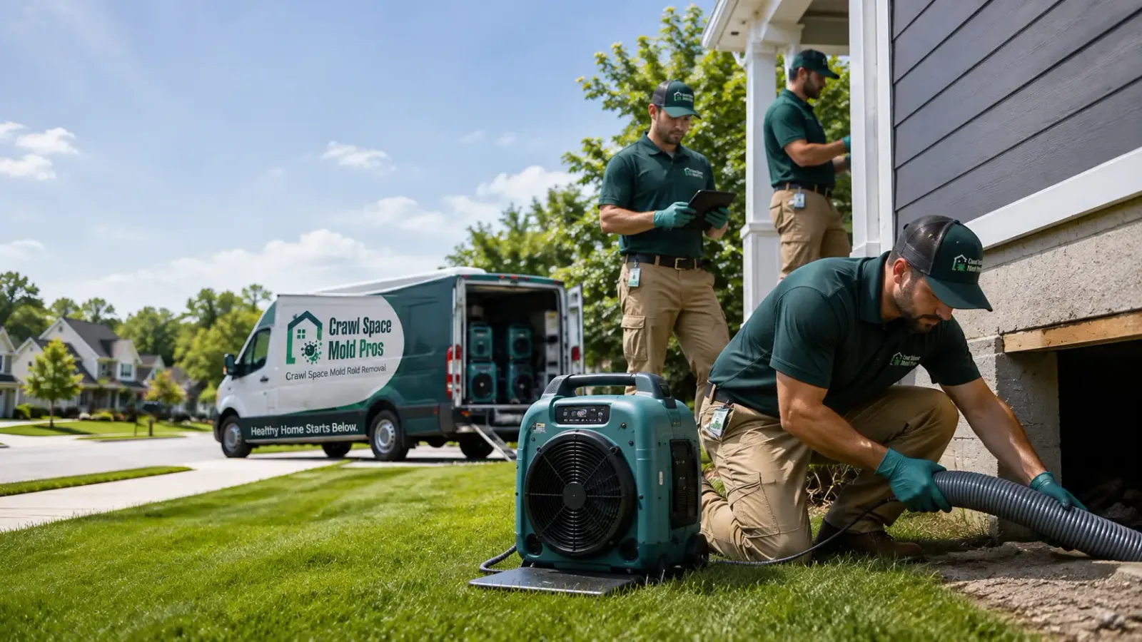 Crawl Space Mold Removal in Kilbourne, IL